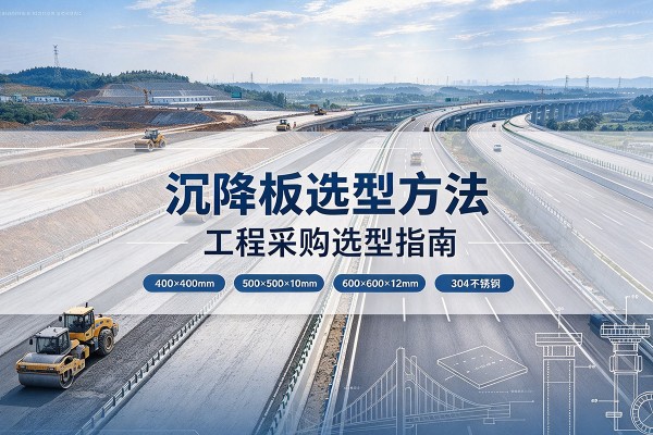 泽州沉降板选择方法