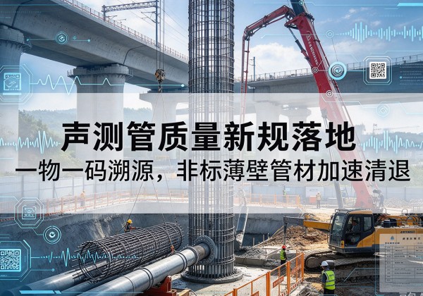 泽州声测管质量新规落地，一物一码溯源，非标薄壁管材加速清退