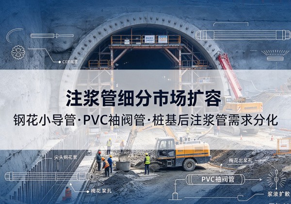 泽州注浆管细分市场扩容，隧道钢花小导管、PVC 袖阀管、桩基后注浆管需求分化