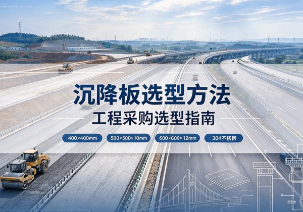 泽州沉降板选择方法